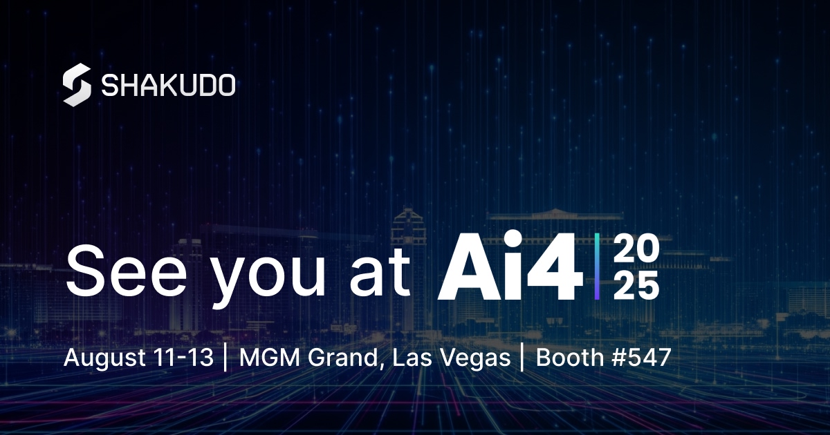 Shakudo to Attend Ai4 2025