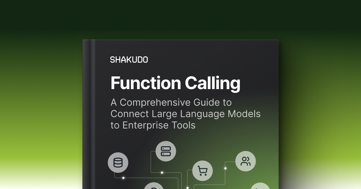 Function Calling - Connecting Large Language Models to Enterprise Tools