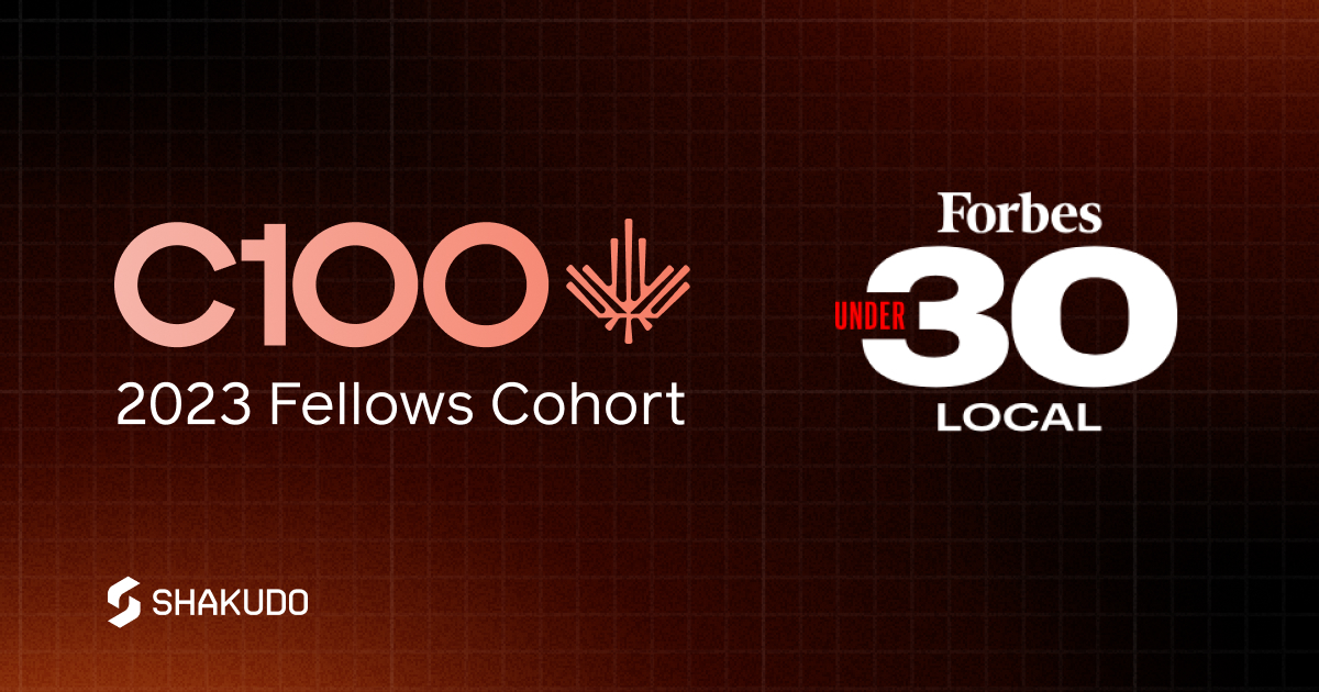 Shakudo Celebrates Forbes 30 Under 30 and C100 Fellowship