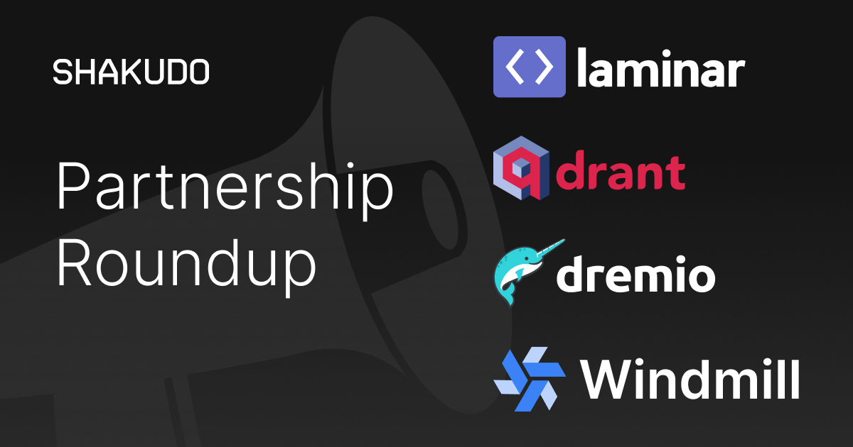 Shakudo Technology Partnership Roundup #03