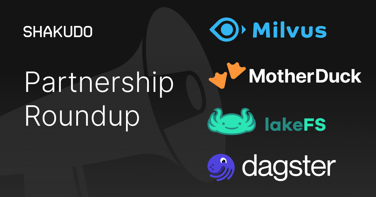 Shakudo Technology Partnership Roundup #04