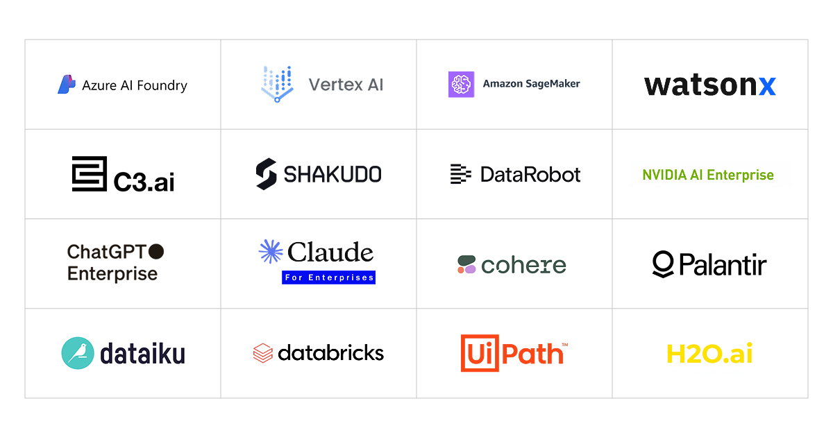 16 Top Enterprise AI Vendors to Consider in 2026