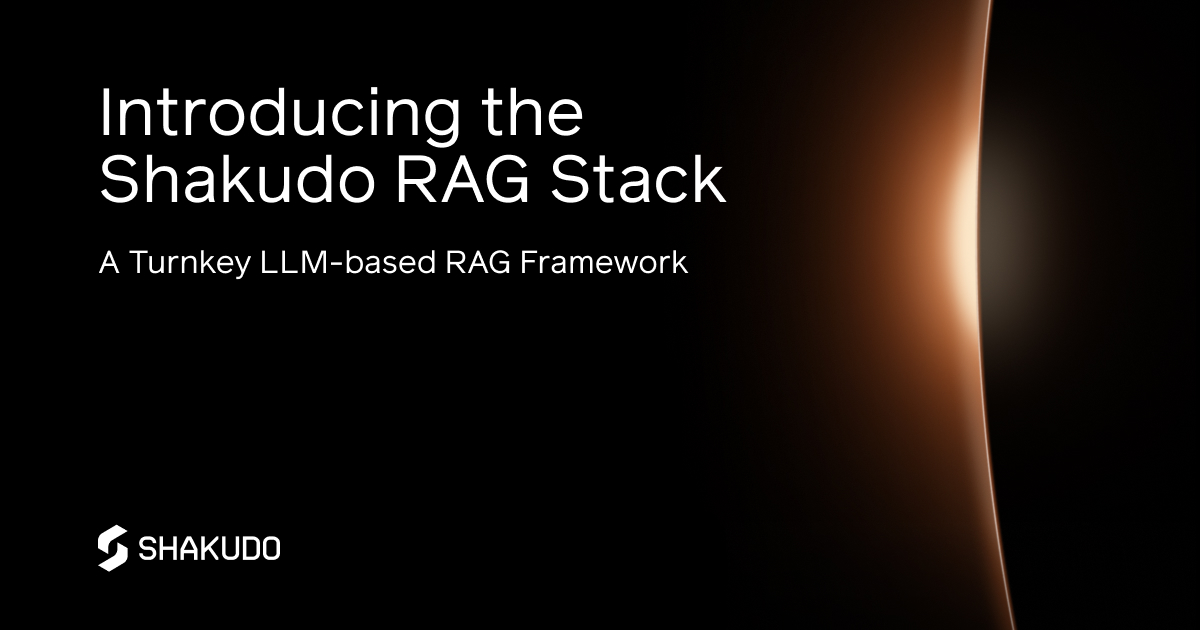 Introducing the Shakudo RAG Stack: A Turnkey LLM-based RAG Framework